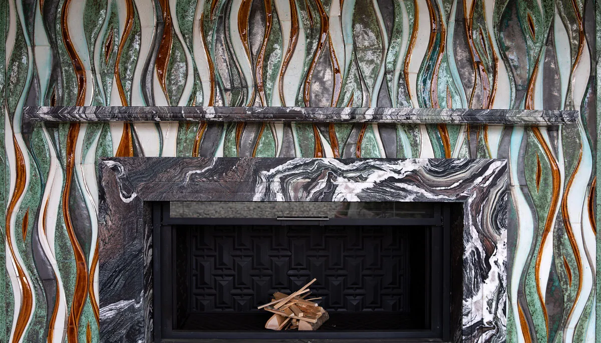 Ceramic in the exterior