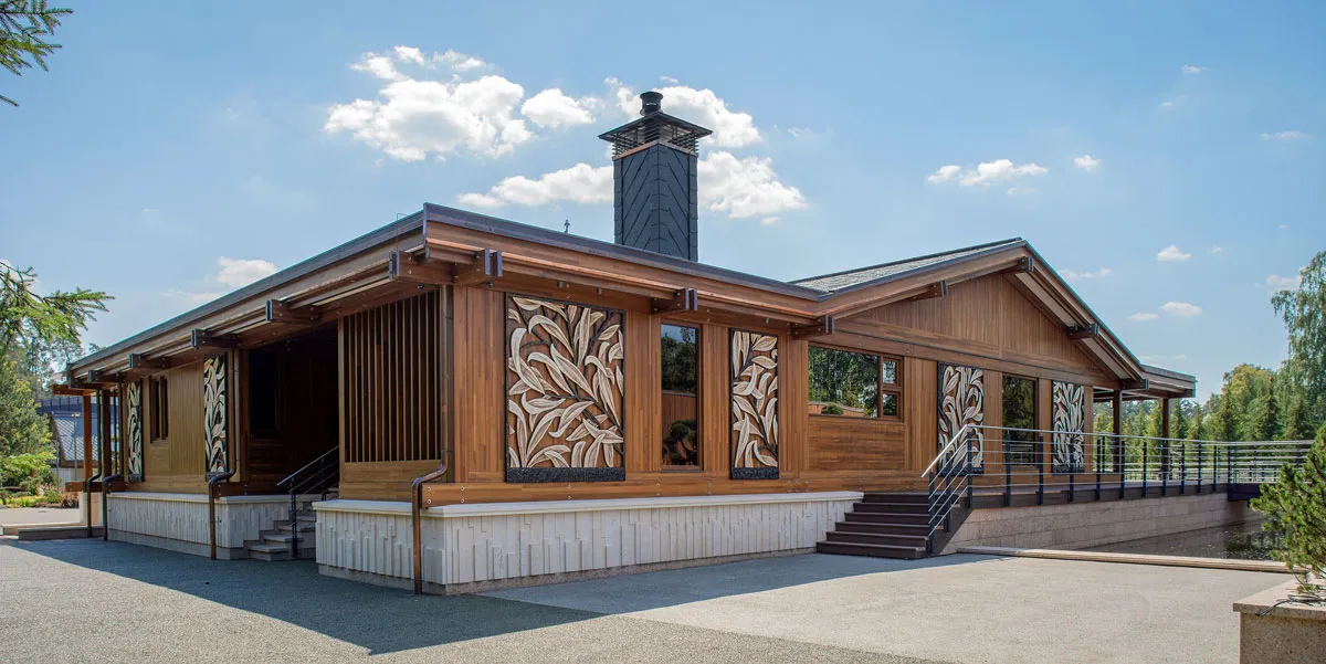 Ceramic in the exterior